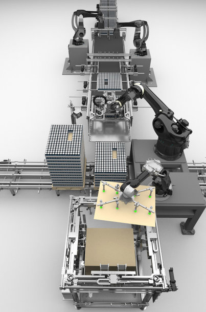 FUTURE-PROOF ROBOTICS SYSTEM: NEW HIGH-PERFORMANCE PALLETIZER FROM KHS BOOSTS LINE EFFICIENCY